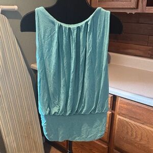 Max Studio Turquoise Sleeveless Tank Top